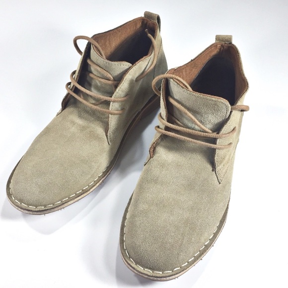 red tape tan chukka boots